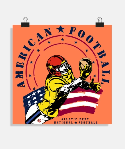 Poster american football