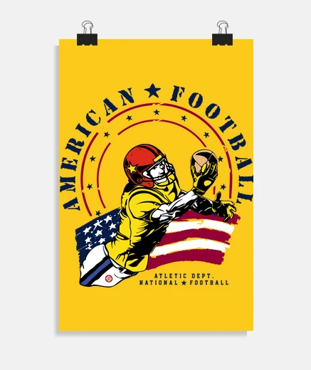 Poster american football