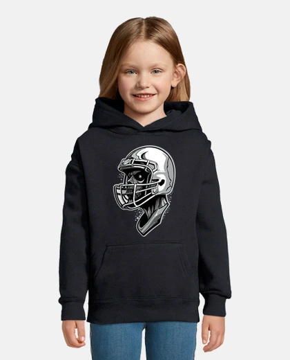 Kids american football skull