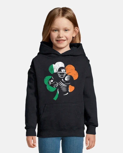 Kids american football st patrick irish flag