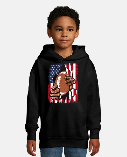 Kids american football usa flag rugby