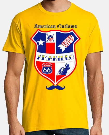 Camiseta American Outlaws - Amarillo, Texas