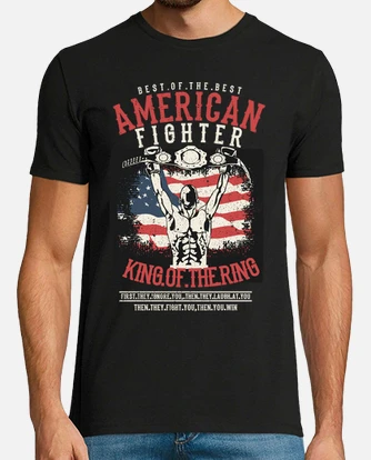 Playeras american discount fighter para mujer