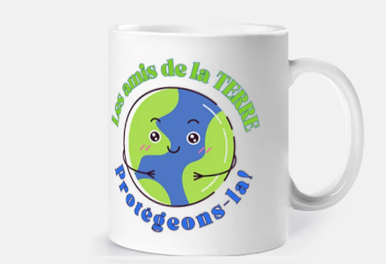 Tazza amici della terra proteggiamola