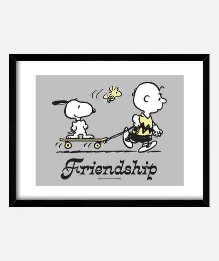 Quadro Amici di Snoopy hip
