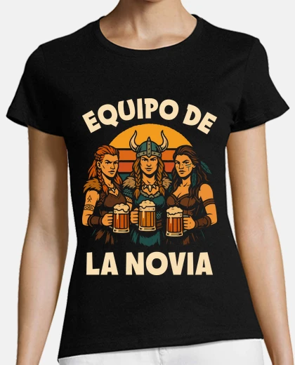 Playera Amigas de la Novia Despedida Vikingos