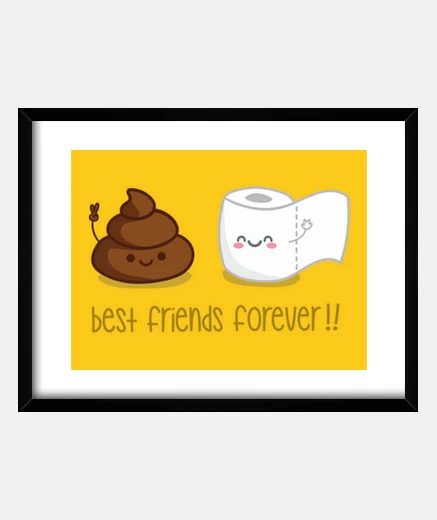Cadre amis pour toujours!