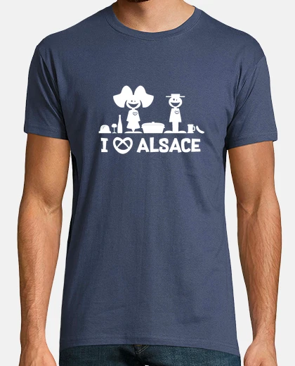 Playera amo a alsacia