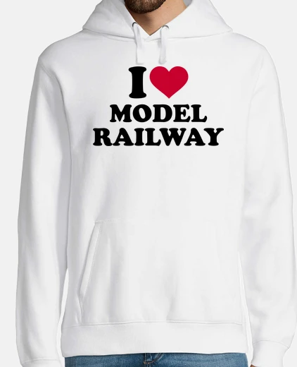 Sudadera amo el ferrocarril modelo
