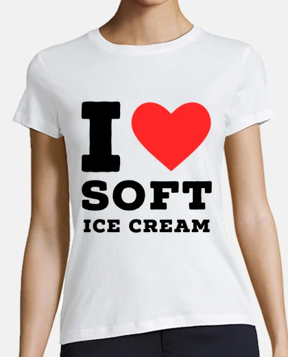 Playera Amo el helado suave