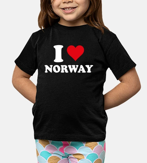 Ropa amo el regalo noruego del corazón de no
