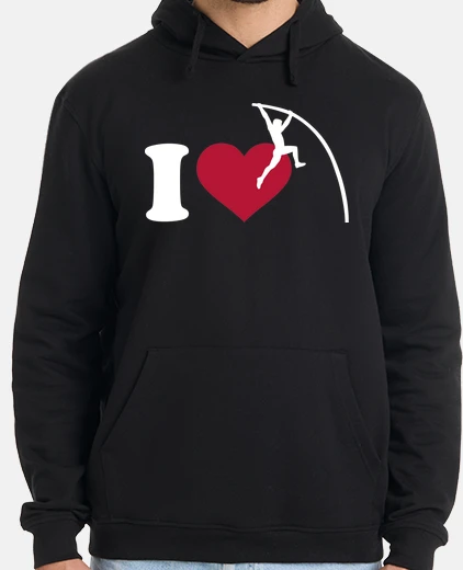 Sudadera amo el salto con pértiga