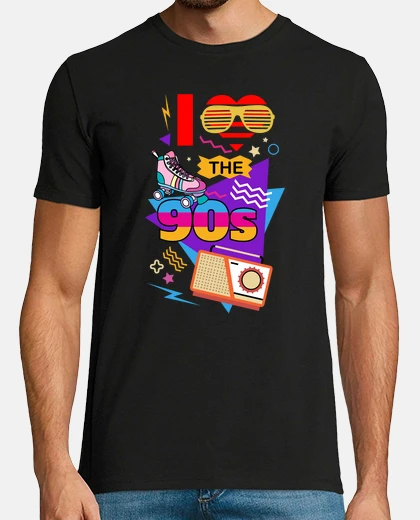 T-shirt amo gli anni &#39;90