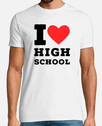T-shirt amo il liceo