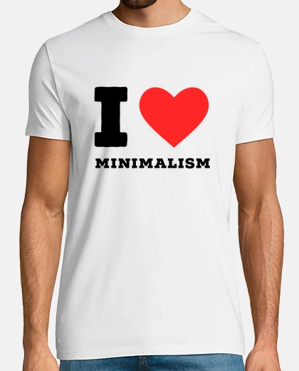 T-shirt amo il minimal