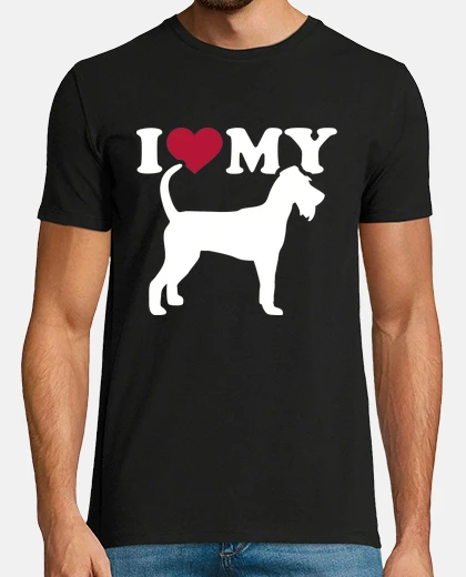 T-shirt amo il mio irish terrier
