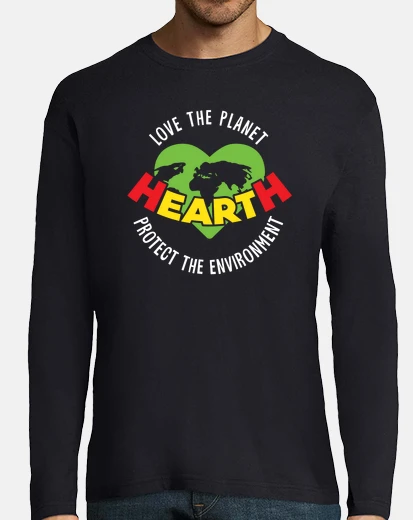 T-shirt amo il pianeta proteggere l39ambiente