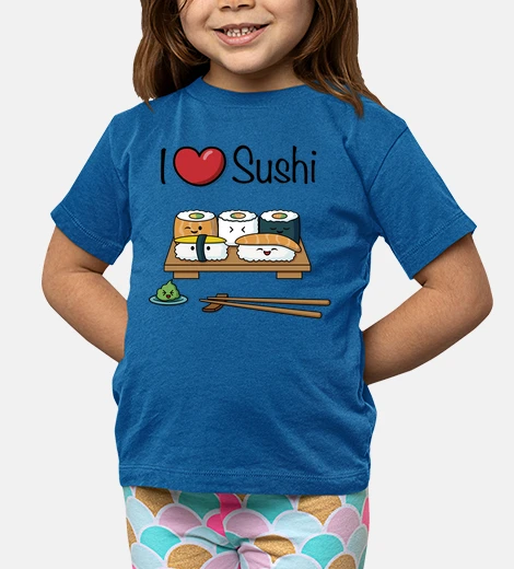 Abbigliamento amo il sushi