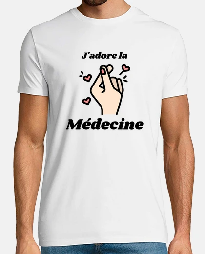 T-shirt amo la medicina