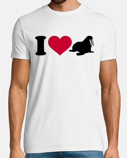 Camiseta amo la morsa