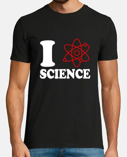 T-shirt Amo la scienza