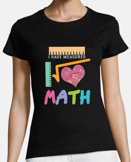 Playera amo las matemáticas