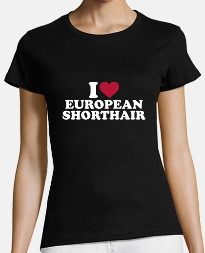 T-shirt amo lo shorthair europeo
