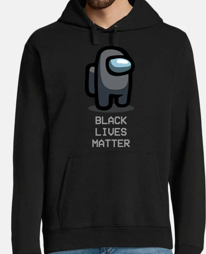 Hoodie among us black lives matter vertical