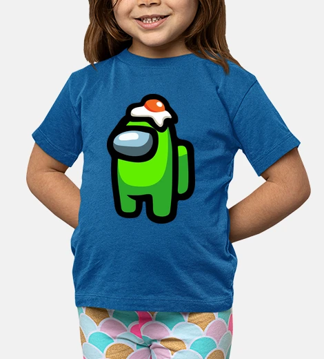 Kids among us light green fried egg