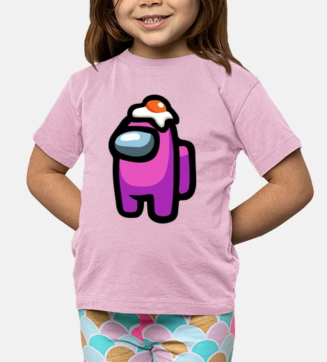 Children's among us pink fried egg