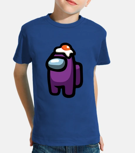 Kids among us purple fried egg