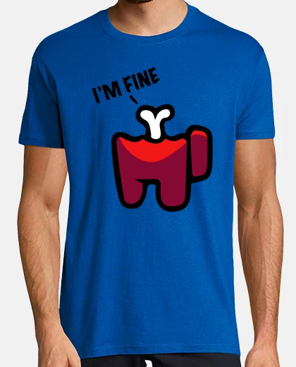 T-shirt Among us. tra noi morti sto bene