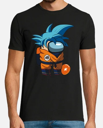 Camiseta among us goku blue | laTostadora Camiseta among us goku blue | laTostadora