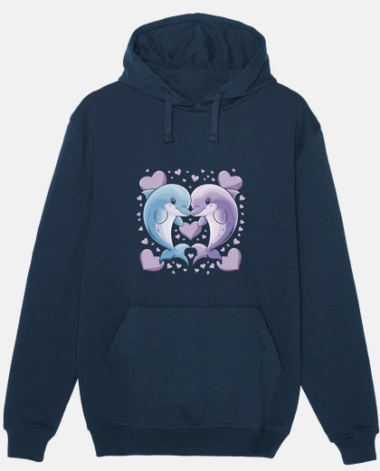 Sudadera amor de delfines