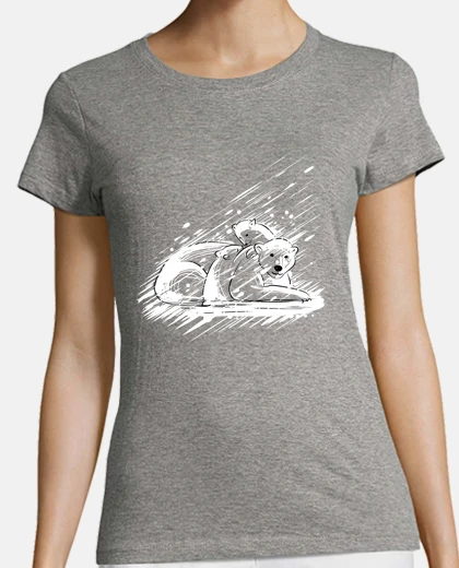 Playera amor de oso polar