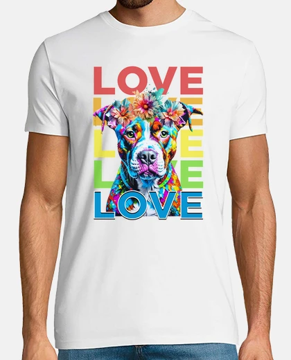 Camiseta amor pitbull