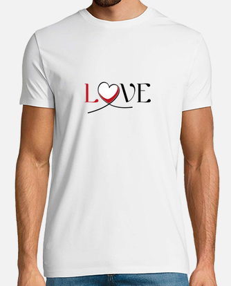 Camiseta amor san valentín hombre. regalo