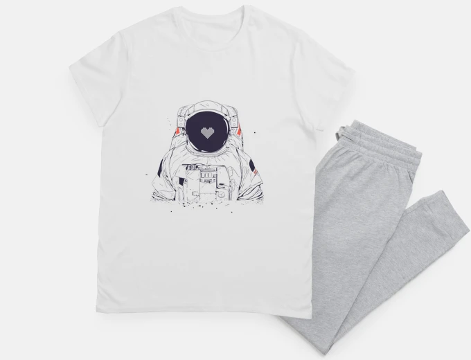 Pigiama amore astronauta