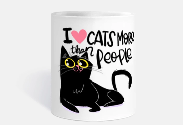 Tazza amore cats più delle people