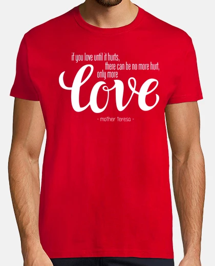 T-shirt amore fino a quando non fa male