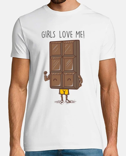 T-shirt amore il cioccolato