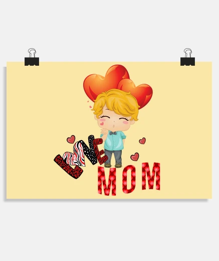 Poster amore mamma
