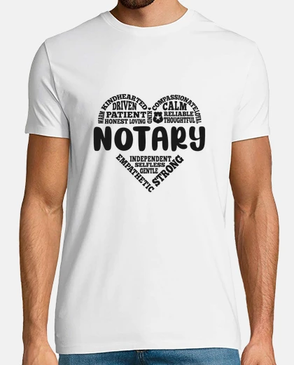 T-shirt amore notarile