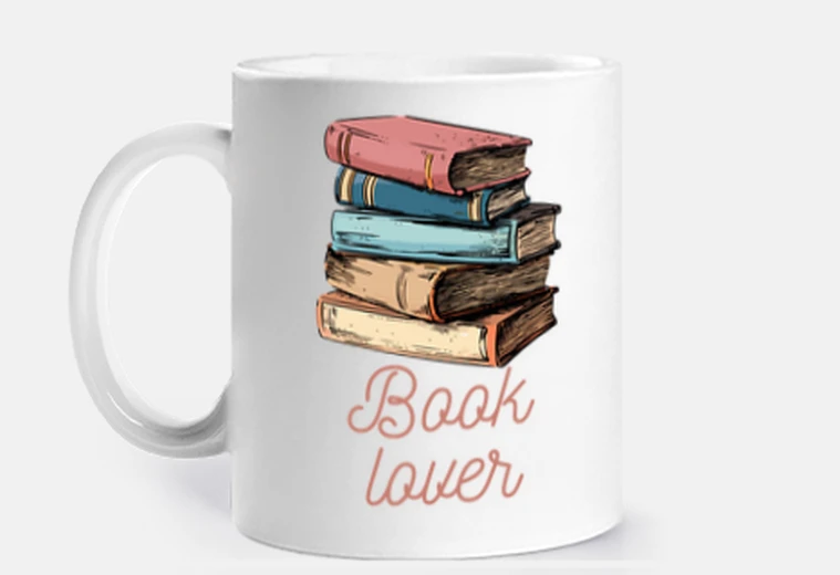 Tazza amore per i libri è un fan dei libri
