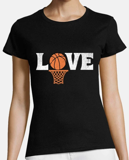 T-shirt amore per il basket