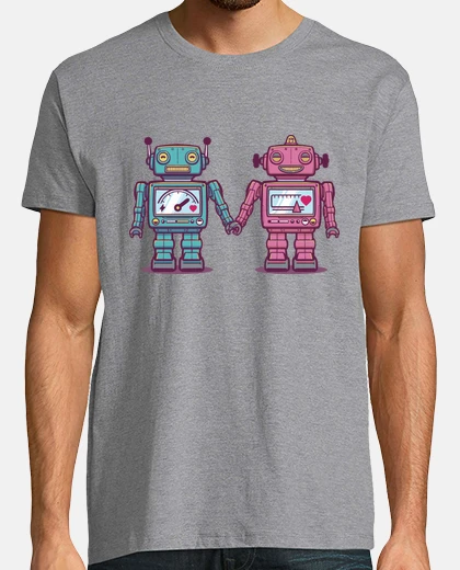 T-shirt amore robot (colo)