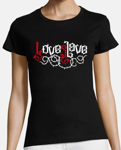 T-shirt amore schiavo - amore schiavo (rosso bi