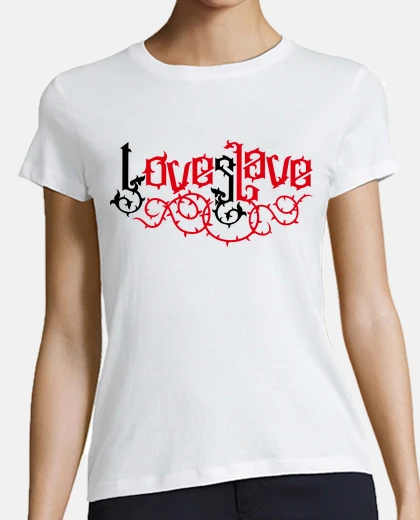 T-shirt amore schiavo - schiavo amore (rosso ne