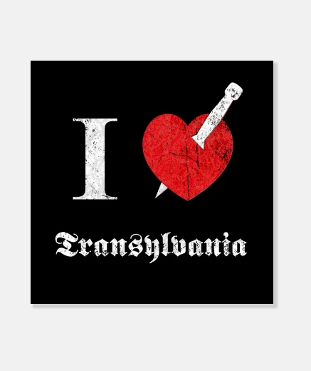 Stampa amore Transilvania (bianco eroso f