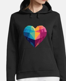 amore - cuore low poly